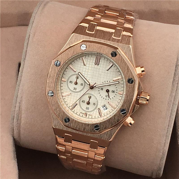 2019 Multiple time zones mens brand watch automatic men Mechanical Swiss Movement Watch Sports Wristwatch