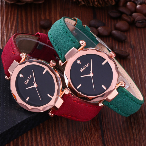 New Fashion Gogoey Brand Rose Gold Leather Watches Women ladies casual dress quartz wristwatch reloj mujer go4417