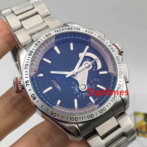 New luxury automatic mens watch Calibre 36 RS Black dial Stainless steel Wristwatches Business fashion watches men Auto Date