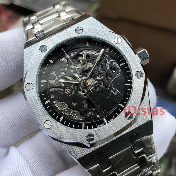 Luxury Rose Gold Men Automatic Skeleton Mens Designer Watches Wristwatches Orologio Di Lusso royal oaks Watch Montre Orologio Da Polso