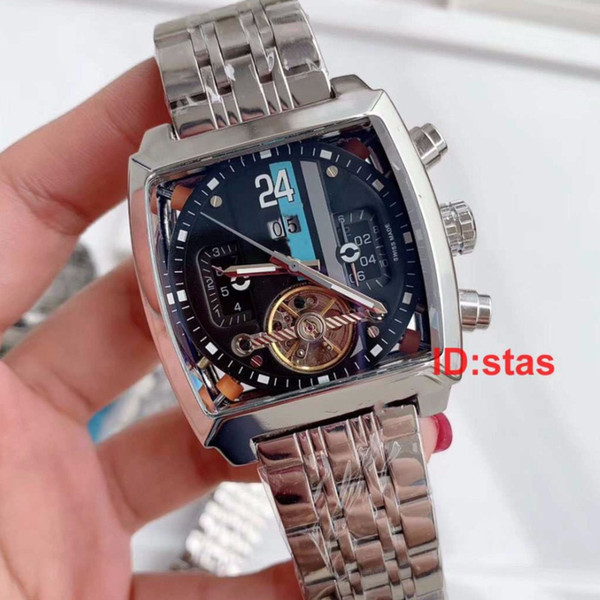 New Luxury Stainless Steel Men Automatic Professional Master Watch Reloj Mens Watches Wristwatches