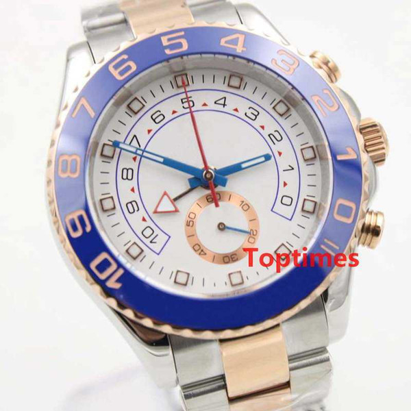 Luxury 116688 Blue Ceramic Bezel Rose Gold Automatic Movement Sport Wristwatch Mens Men Reloj Geneva Watch Master Watches