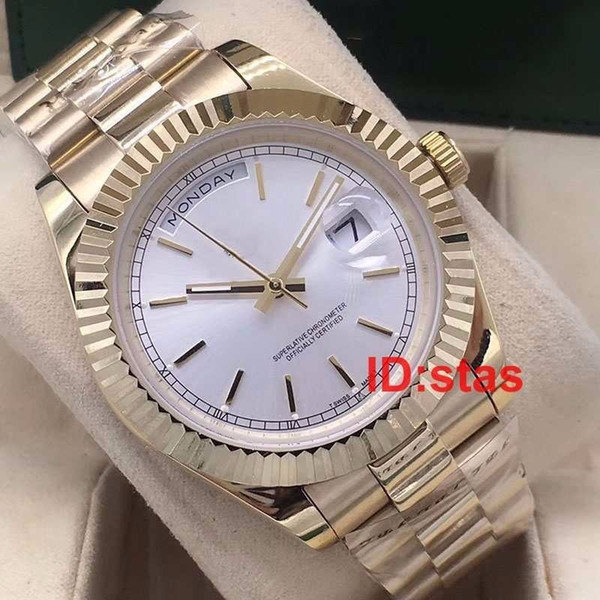 Luxury Stainless Steel DAY Date Men Automatic Movement Mechanical New Fashion Sport Watch Reloj Watches Wristwatches