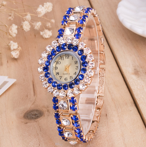 Top Rhinestone Bracelet Watch Women Watches Fashion Lady Quartz Watch Elegant Women Dress Relogio Gift Watch Female Lady Montre