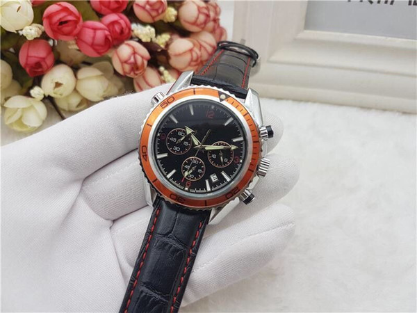 All Subdials Work WATCH Mens women Stainless Steel Quartz Wristwatches Stopwatch watch Watch Top  relogies for men relojes Best Gift