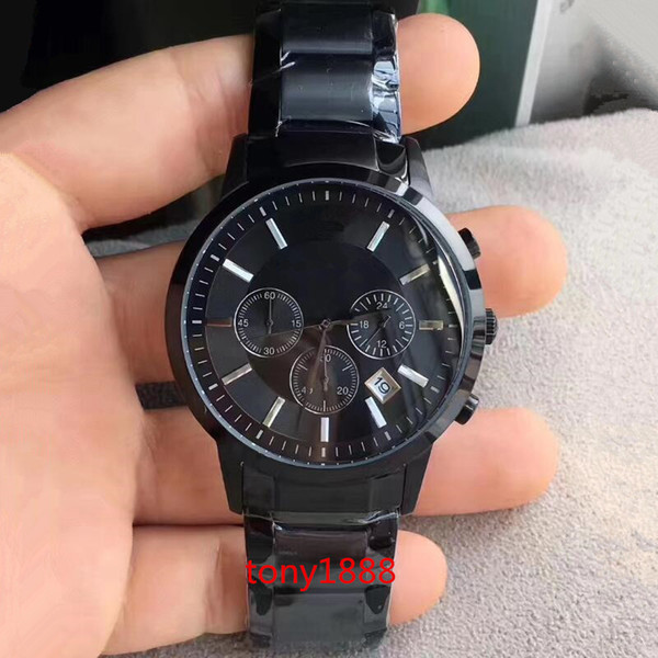 Drop Shipping men watch AR2453 AR2448 AR2434 AR2452 AR2454 AR2458 AR5860 AR2432 AR2433 AR2471 AR2473 men chronograph quartz Wristwatches