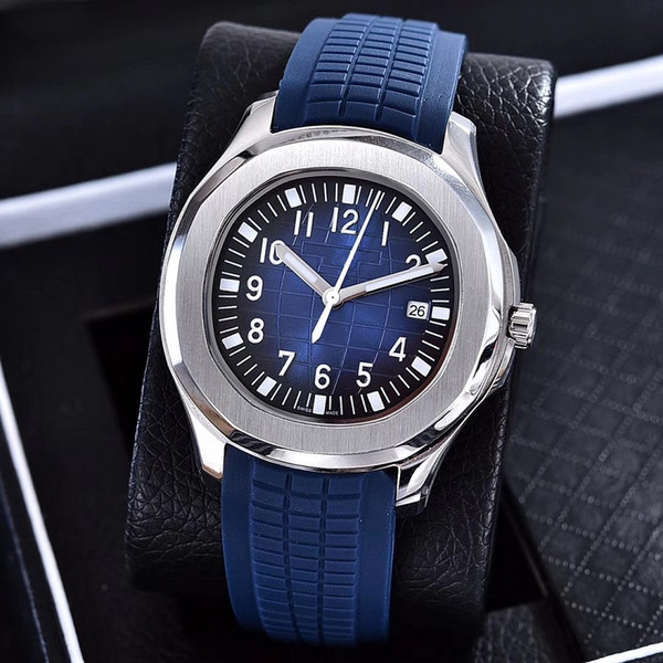 Luxury AAA Brand Aquanaut Automatic Movement Stainless Steels Case Comfortable Rubber Strap Original Clasp Men Mens Watch Watches