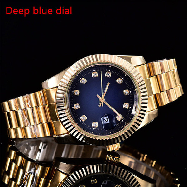 2018 Wholesale Quartz Man Watches Retail relogio masculino men watches Luxury wrist fashion Master Male Watches With Folding Clasp