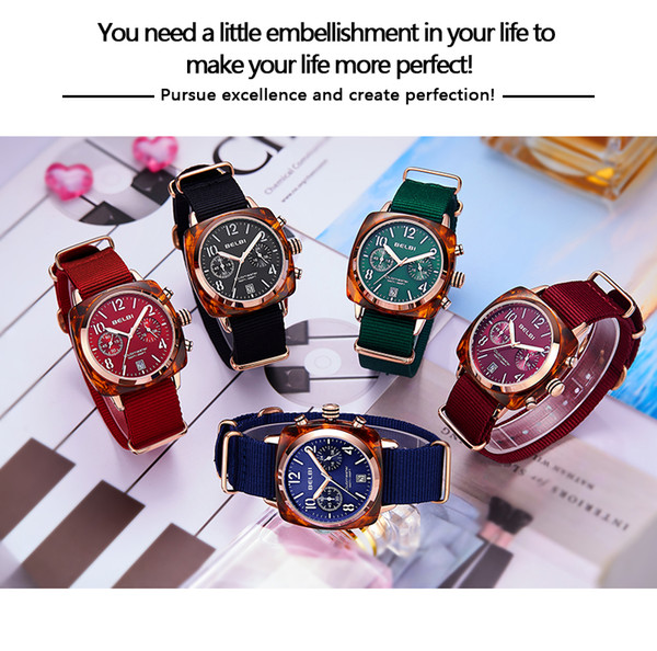 AAA Colorful Dial Watches Women Top Brand Luxury Casual Clock Ladies Female Wrist Watch Lady Reloj Mujer Lovely Elegant Fashion Designer