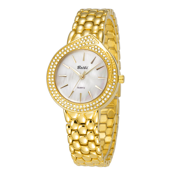 Femmes Montre à mouvement étanche Japon Quartz Relojes Mujer Montre Femme De Marque Luxe Montres Belbi Marque