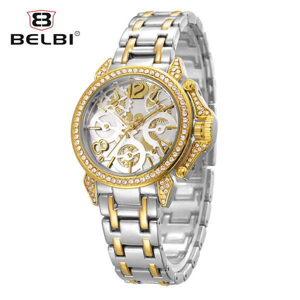 2019 AAA Wristwatches Casual Women's Fashion Watches Mechanical Luxury Watches Waterproof Stainless Steel Circular Rose Gold For belbi