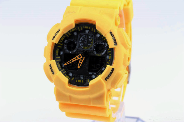 2019 1pcs Newest Men Casual Sports Running Watches Waterproof wristwatches Luxury Digital cell Watch 10 color