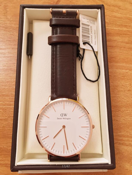 New Mens womens Daniel Wellington watches 40mm Men watches 36 Women Watches DW Quartz Watch Female Clock Relogio Montre Femme