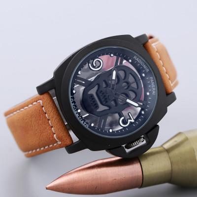 17 Styles Casual Fashion Hollow Ghost Head Skeleton Watches men Top Brand Luxury Army Skull sport quartz watch AAA big bang P 888