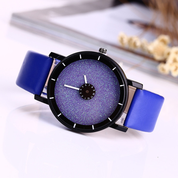 Retro Colored Marble Style Women Quartz Wristwatches Quartz Analog Women Watch Casual Ladies Watches Sale 4 color