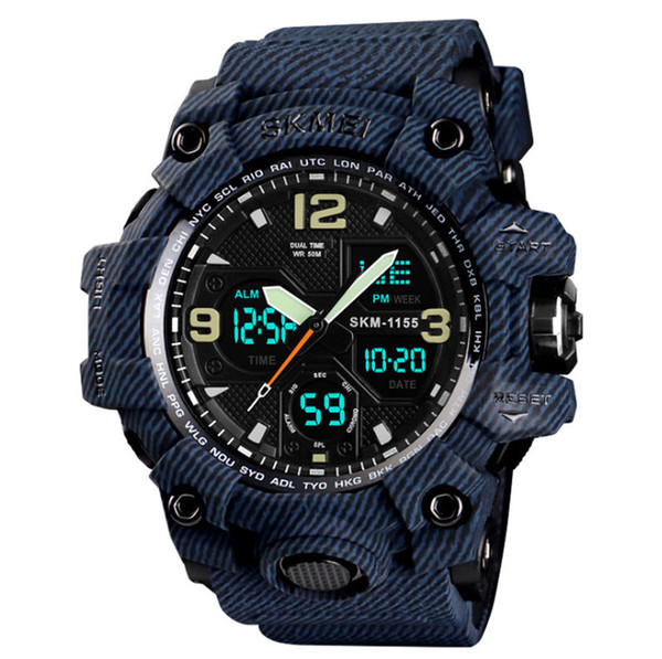 2019 European and American men's casual shockproof shatter-resistant camouflage watch fashion multi-function new outdoor sports wate
8000
rproof e