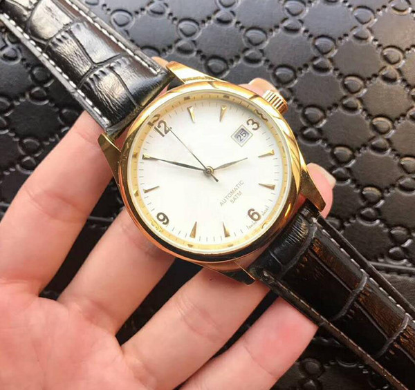 Men's Watches leather Mechanical Automatic Wristwatches Auto Date Luxury Watch Top Brand for men Best Gift X1