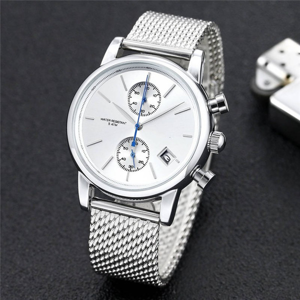 2019 BOSS watch mens watches quartz leather fashion wristwatch top boss brand watches for mens all pointers work TOM ga