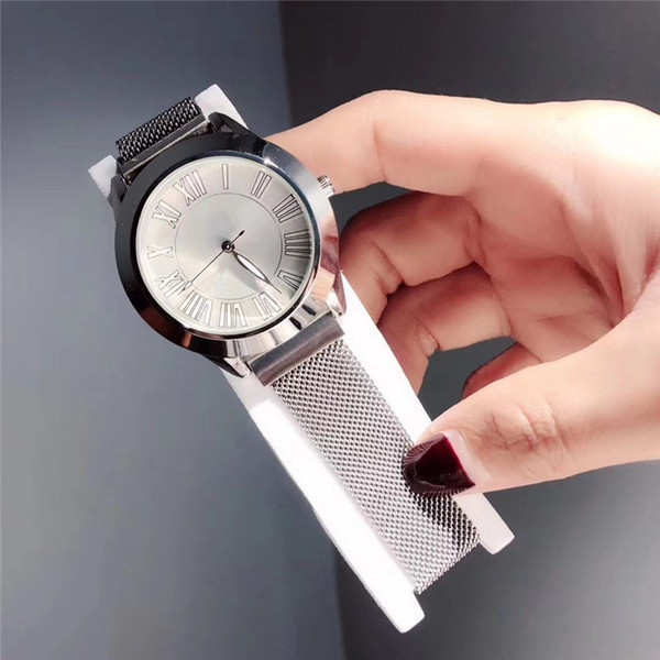 Famous design Fashion men s Girl crystal dial Stainless steel metal band quartz wrist watch PANDORA Bracelet Watch gue ss ga big bang