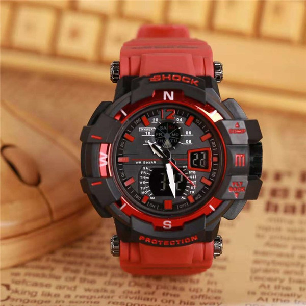 Newest G relogio men's sports watches, LED chronograph wristwatch, military watch, digital watch, good gift for men & boy, dropship ga dz