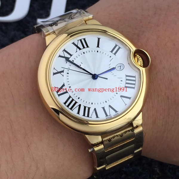 6 Style men High Quality watch Brand 42mm W69006Z2 White Dial Rose Gold Case Steel Bracelet Gents Sport Automatic Mens Watch Watches