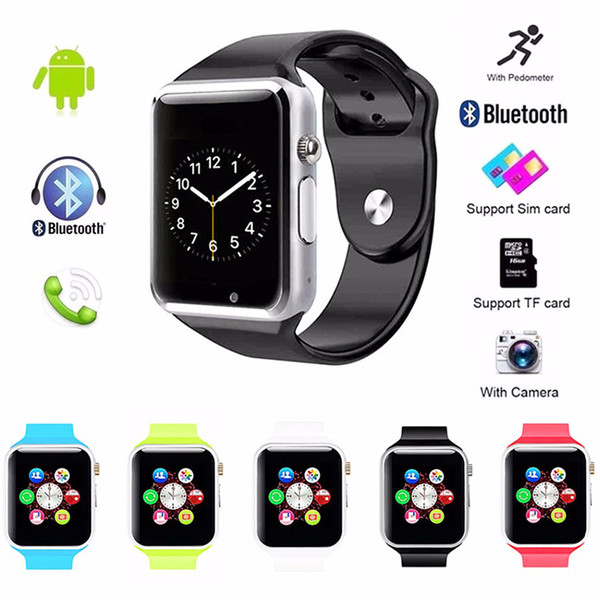 2018 Smart Watch A1 With Camera Bluetooth Pedometer Sleep Tracker Answer Call Smartwatch Multi-language WristWatch For Android/IOS