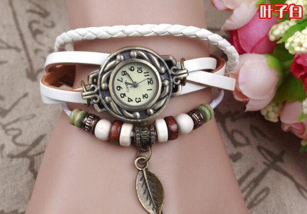 Women's Watch Casual Belt Quartz Watch Wholesale Retro Men and Women Student Couple Watch