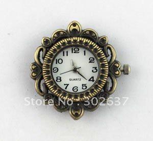 6PCS Antiqued Bronze Ornate ROUND Watch Face 29mm #20952