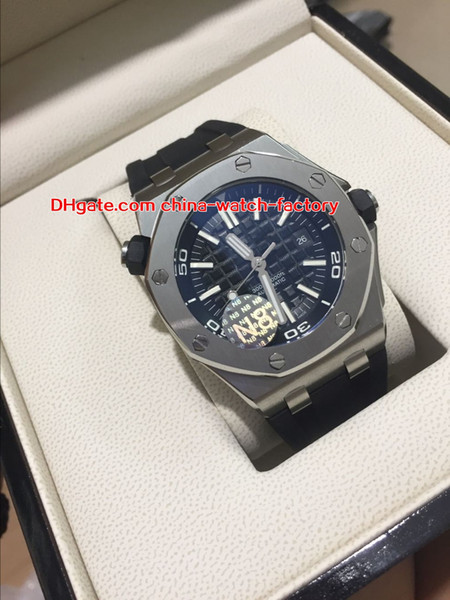 Luxury High Quality Mens Watch N8 Factory 42mm Offshore Diver 15710 15710ST.OO.A002CA.01 316L Steel Asia Mechanical Automatic Men's Watches