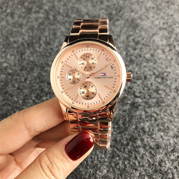 2019 Luxury Famous coa ch Women Rhinestone Watches Fashion Luxury Dress Ladies Watch kor Dial Man bag DZ GUESSity pandora Watches0285