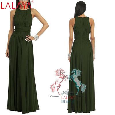 2018 New Style European Upscale Banquet Long Shoulder-Bride Bridesmaid Dresses/Multicolor Ladies Dresses/More Styles Please Shop Selection