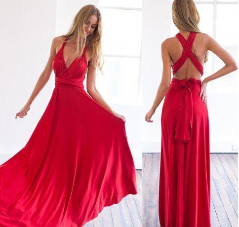 2017 beach Prom Dress Chiffon V Neck Back Spaghetti Criss Cross Straps Long Formal Evening Gowns Holiday Floor Length Cheap dress