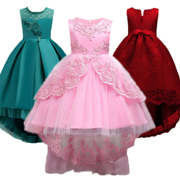 Baby Girl Dress Children Kids Dresses For Girls 2 3 4 5 6 7 8 9 10 Year Birthday Outfits Dresses Girls Evening Party Formal Wear