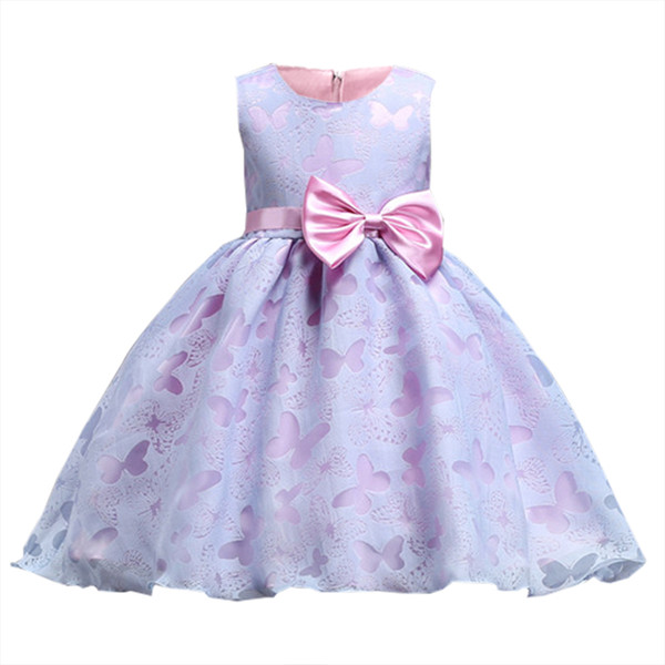 Flower Girl Dresses 2-10 Years Kids Clothes Princess Costume Tutu Gown Kid Girls Graduation Ceremony Formal Party Wedding Dress