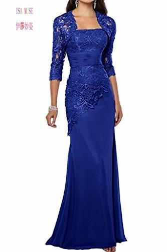 Women Long Mother of The Bride Dress with Jacket Formal Gowns