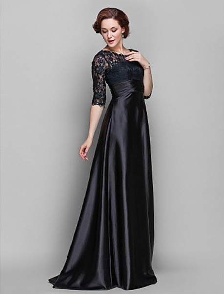 dresses new fashion sexy vestidos de fiesta casual brief dress party gown lace Mother of the Bride Dresses with sleeves