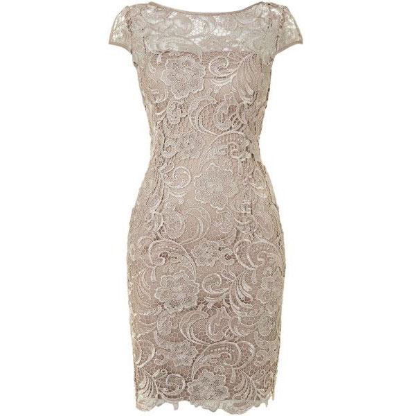 Hot Selling Scoop Cap Sleeves Lace Light Champagne Mother of the Bride Dresses Mother of the Groom Dresses In Stock