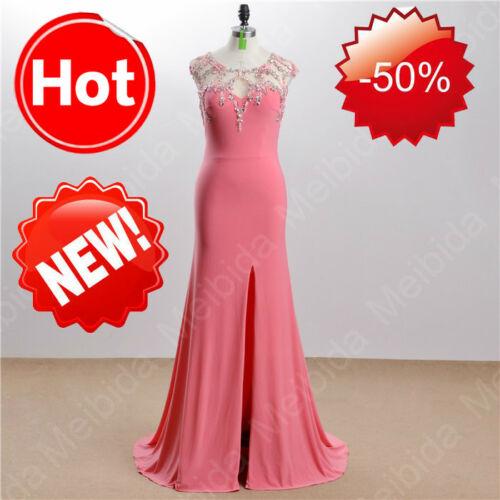 US:4# Stock printing chiffon wedding dress formal occasion evening dress In Stock Special Occasion Dresses TH