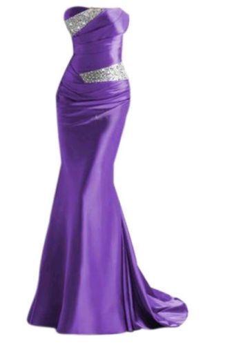 Beading Strapless Lace Up Mermaid Bridesmaid Dresses Cheap Long Maid of Honor Evening Prom Gowns