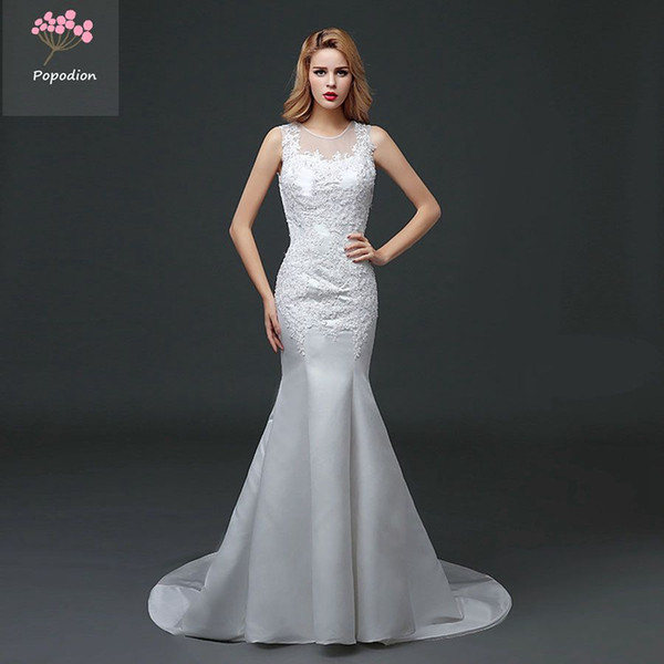 Mermaid wedding dresses 2017 lace wedding gowns slim fit wedding dress bride dresses dhWED90005
