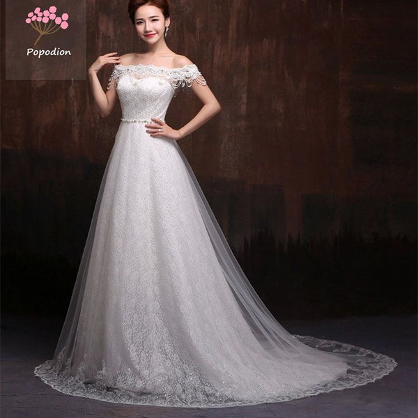 Luxury lace train wedding dress sexy plus size bandage wedding dresses handmade dhWED90004