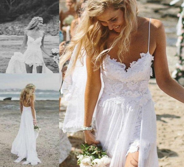 White wedding dress wear long evening formal meeting prom sleeveless backless graceful lace sexy party dresses