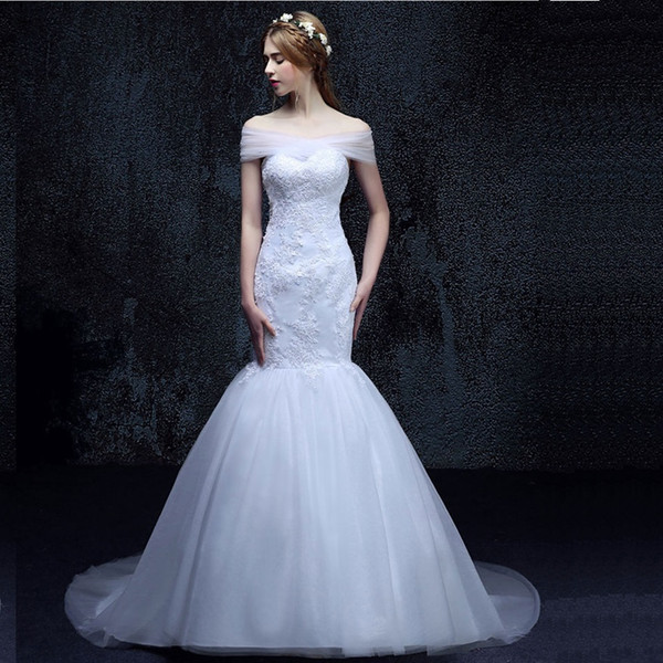 new glamorous luxury wed dress country crystal mermaid wed dress vintage lace wed dress sheer