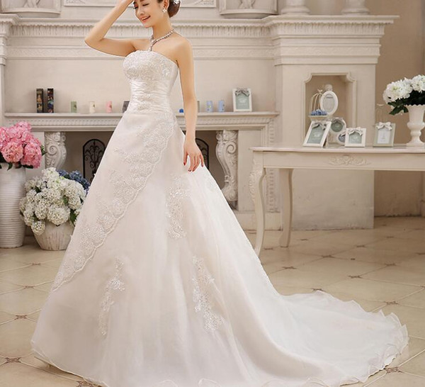 Wedding dress elegant party events wedding dresses vestido party special occasion solid color lace cotton gowns