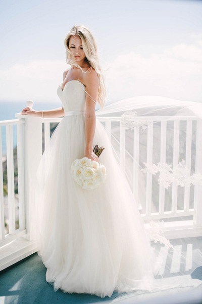 Beach Summer Wedding Dresses A-line Sexy Spaghetti Backless Straps Floor Length Wedding Bridal Gowns Bohemian Formal Wedding Dresses
