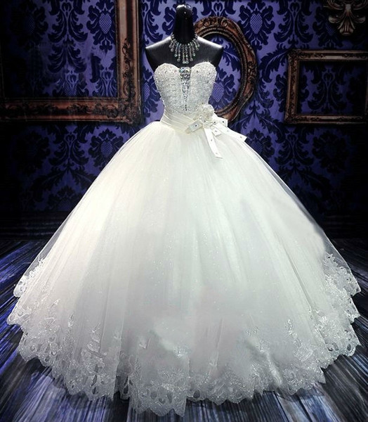 New Hot Wedding Dresses Sexy Modest High Low Country Style Sweetheart Beads Sexy Vintage Corset Organza Cathedral Train Plus Size