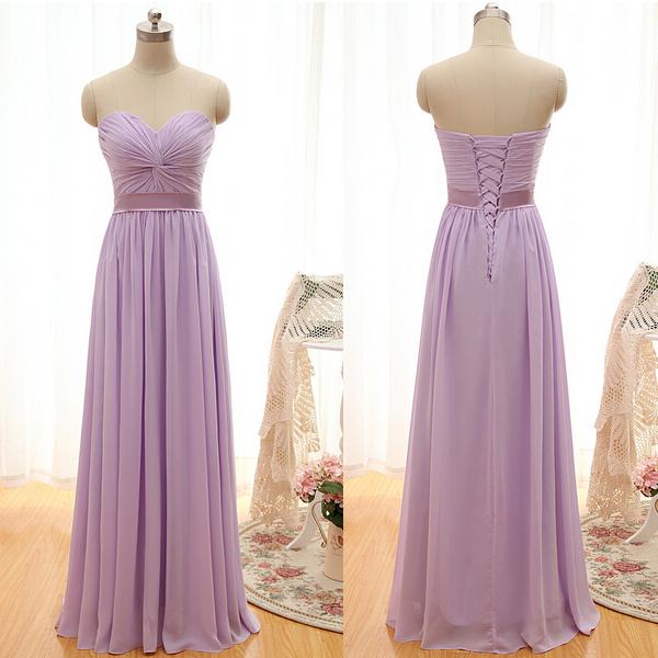 Purple Bridesmaid Dresses Long Cheap Chiffon A Line Wedding Party Dresses Vestido De Festa