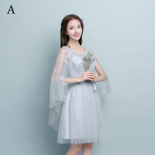 Mingli Tengda 2018 New Elegant Lace Bridesmaid Dresses V Neck Simple Sleeveless Short Dress for Wedding Party robe demoiselle d'honneur