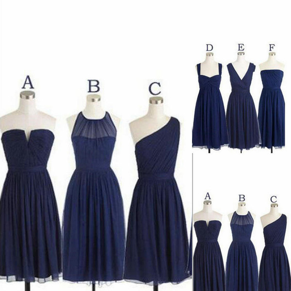 bridesmaid dresses bridesmaids dresses Chiffon rose gold dress Homecoming Dresses burgundy sweet 16 dress navy blue bridesmaid DK061