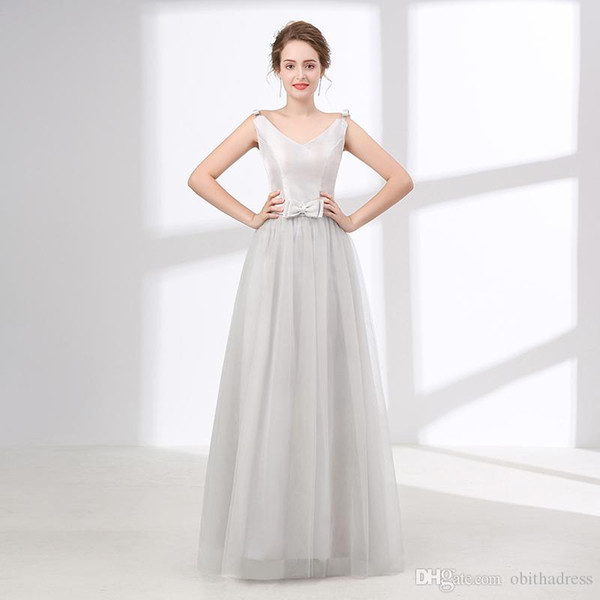 Beautiful Bridesmaid Dress New High-quality Silk Satin Satin Thin Adult Gown Prom Dress Size Adjustable